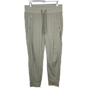 Athleta Womens Pants 8 Trekkie North Jogger Ripstop Pockets Tan Casual Stretch
